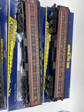 Lionel American Flyer AF 6-48992 Pennsylvania PRR Heavyweight Passenger Car 4-Pack (Carnegie, Indian Rock, Skyline, Chase) S SCALE Like New