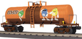 MTH Railking 30-73373 MARS - M&Ms tanker O SCALE Like New Damaged Box