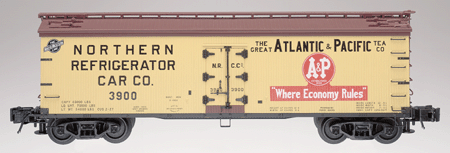 Atlas 6718-1 A & P 40' Wood Refrigerator Car O Scale NEW