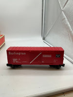Lionel 6-36210 HI-CUBE BOXCARS - BURLINGTON O SCALE Like New