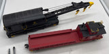 MTH 20-98295, 20-98299 Baltimore & Ohio Crane Car and Crane Tender (Set of 2) O Scale Used Excellent