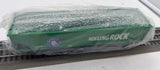 MTH Railking 30-7043c Rolling Rock Beer latrobe PA 4-Bay hopper w/ ice load O SCALE Like New