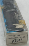 Atlas 2116 ATSF 4-6-2 Steam locomotive N SCALE Used Excellent Damaged Box