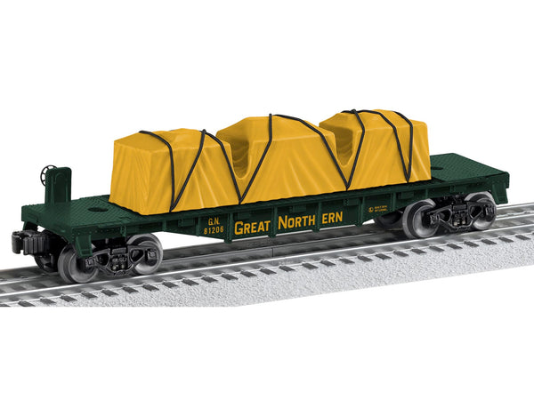Lionel 6-81206 GREAT NORTHERN FLATCAR #81206 O SCALE NEW