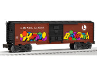 Lionel 6-81256 HAPPY BIRTHDAY PERSONALIZED BOXCAR O SCALE Like New