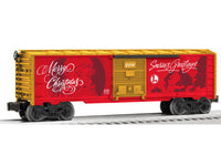 Lionel 6-81316 PERSONALIZED CHRISTMAS MESSAGE BOXCAR O SCALE NEW