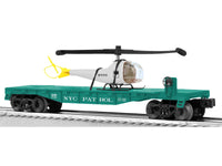 Lionel 6-81486 NYC PATROL HELICOPTER FLATCAR O SCALE NEW