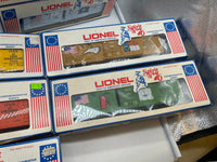 Lionel 6-7601, 6-7602, 6-7603, 6-7604, 6-7605, 6-7606, 6-7607, 6-7608, 6-7609, 6-7610, 6-7611, 6-7612, 6-7613 Spirit of '76 Bicentennial Box Car Set (Set of 13) O Scale NEW
