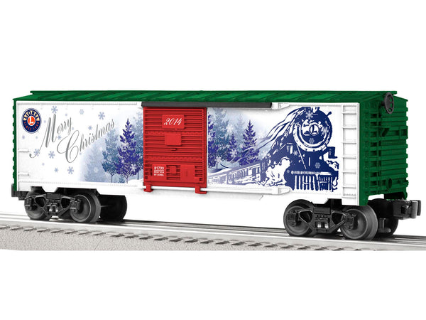 Lionel 6-81733 2014 LIONEL CHRISTMAS BOXCAR O SCALE Like New