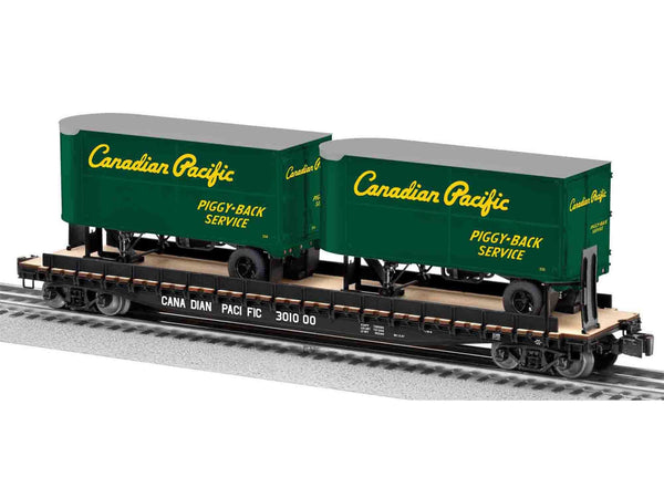 Lionel 6-81899 CANADIAN PACIFIC SCALE PS-4 FLATCAR WITH PIGGYBACKS #301000 O SCALE NEW