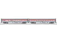 Lionel 6-81975 Southern Pacific 18" Aluminum Passenger Car 2-Pack (Sleeper/Coach)  O SCALE NEW