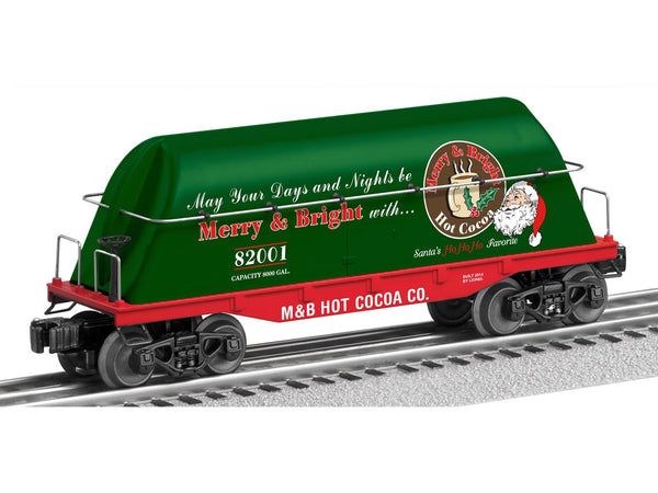 Lionel 6-82001 MERRY & BRIGHT HOT COCOA CAR Christmas O SCALE NEW