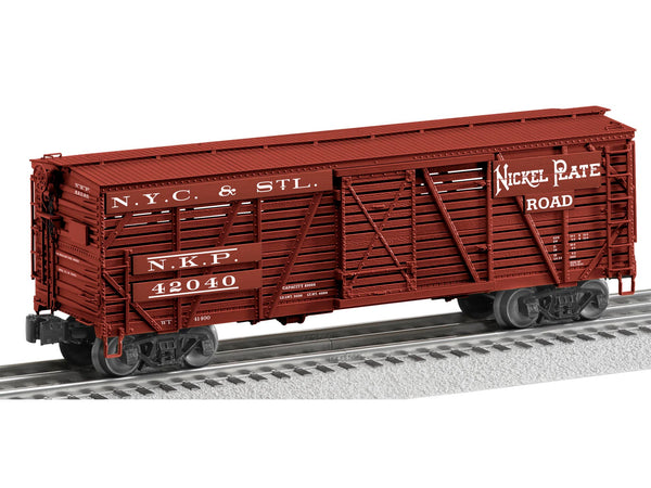 Lionel 6-82315 NICKEL PLATE ROAD NPR ACF 40-TON STOCK CAR #42040 O SCALE NEW