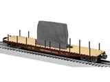 Lionel 6-82706 Southern Scale PS-4 Flatcar w/ Tarped Load #51810 Like New