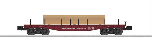 Lionel 6-82852 Meadow River Lumber 40' Flat w/ Lumber Load O Scale NEW