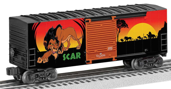 Lionel 6-82922 Disney's Lion King Scar Villains Hi-Cube Boxcar