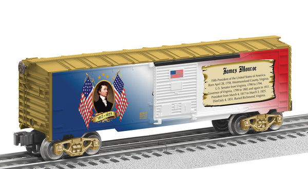 Lionel 6-82942 JAMES MONROE BOXCAR O SCALE LIMITED NEW