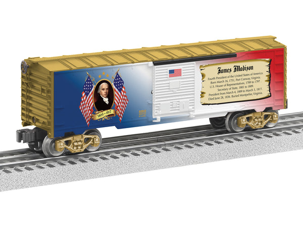 Lionel 6-82945 JAMES MADISON PRESIDENTIAL BOXCAR O SCALE NEW