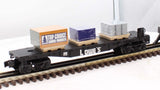 Lionel 6-26352 LOWES Flatcar TRAINMAN O Scale Like New