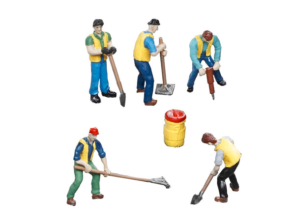 Lionel 6-83171 MOW WORKERS FIGURES PACK (5) O SCALE NEW