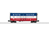 Lionel 6-83528 Bangor & Aroostook State of Maine PS-1 Sound Boxcar O scale Used Excellent