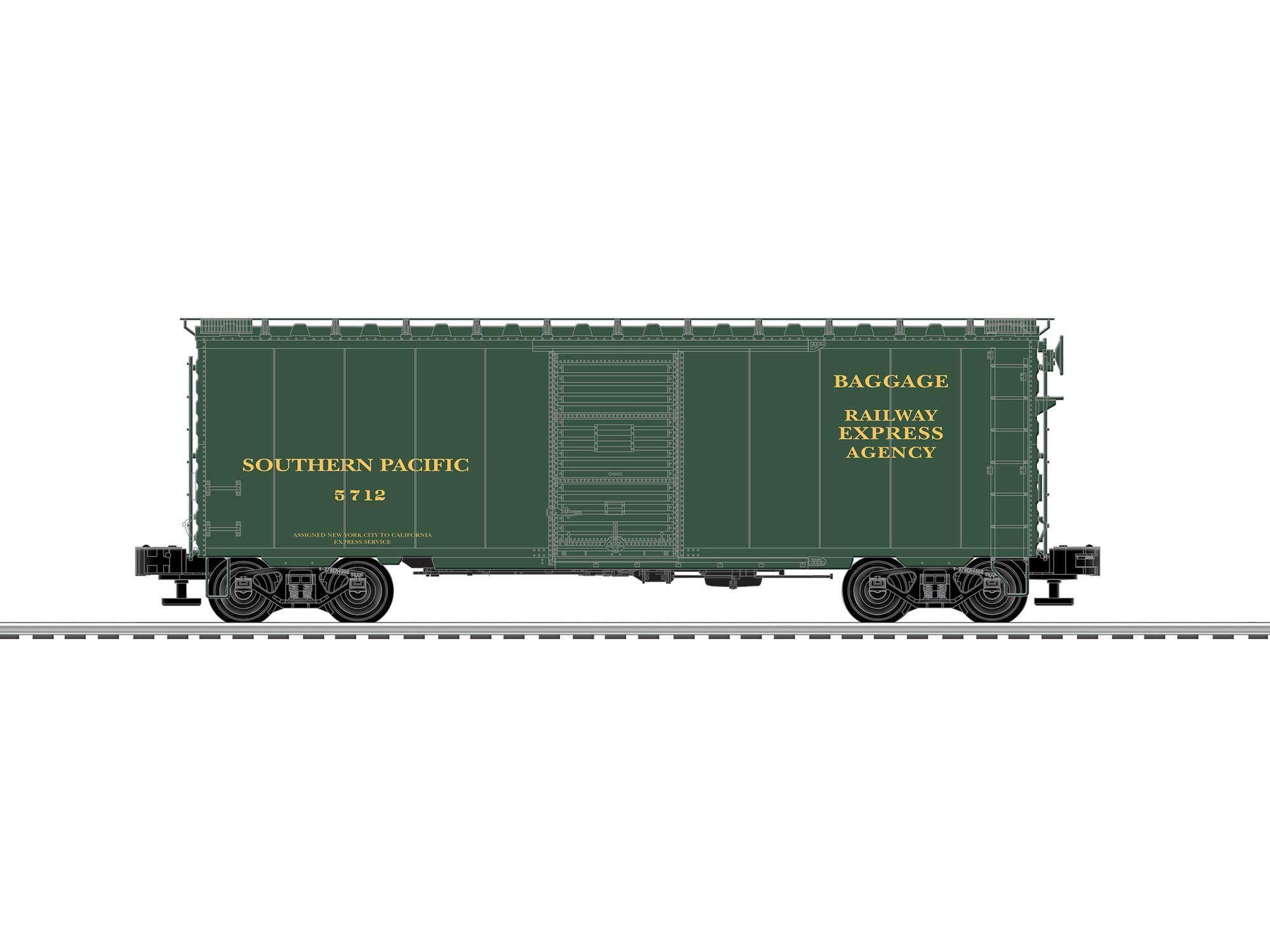 Lionel 6-83566 SOUTHERN PACIFIC PS-1 EXPRESS BOXCAR (5712) O