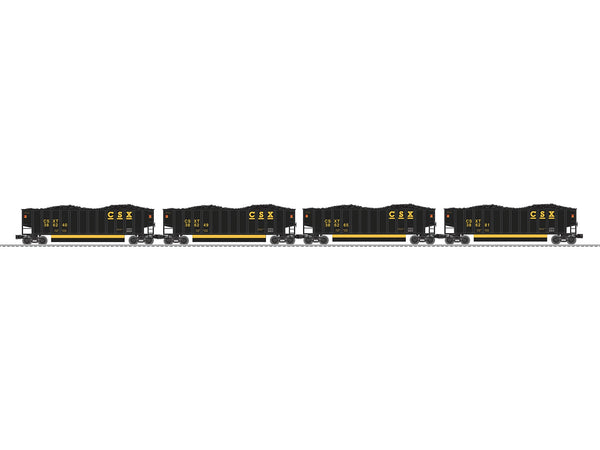 Lionel 6-84005 CSX ROTARY GONDOLAS 4-PACKS O SCALE NEW