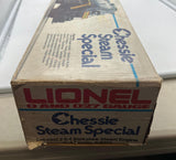 Lionel 6-8003 CHESSIE 2-8-4 Berkshire Steam Locomotive & Tender #8003 O Scale Used Excellent Damaged Box