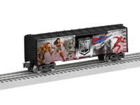 Lionel 6-84801 JUSTICE LEAGUE - 2017 FILM BOXCAR O SCALE NEW