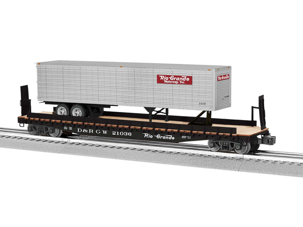 Lionel 6-84881 RIO GRANDE PS-4 #21036 W/ 40' TRAILER O SCALE NEW