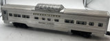 Lionel Postwar 2532 Lionel Lines SILVER RANGE Aluminum Car Vista Dome O SCALE Used Damaged Box