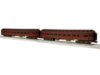 Lionel 6-85012 PENNSYLVANIA 18" PASSENGER CAR 2 PACK (#1552/1566) O SCALE NEW