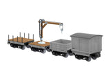 Lionel 6-85377 Maintenance of Way MOW Disconnect Work Car 4-Packs O SCALE Like New
