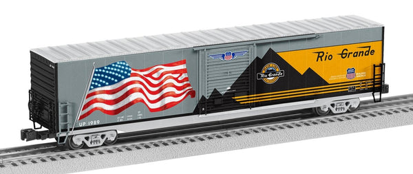 Lionel 6-85405 DRGW HERITAGE LED FLAG BOXCAR #1989 O SCALE NEW