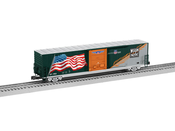 Lionel 6-85407 WP Western Pacific HERITAGE LED FLAG BOXCAR #1983 O SCALE NEW