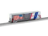 Lionel 6-85408 1943 SPIRIT OF UNION PACIFIC LED FLAG BOXCAR O SCALE NEW