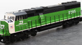 MTH Burlington Northern SD60M Diesel Engine 9291 20-2045-1 O SCALE Like New Damaged Box