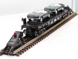 MTH Railking 30-7670 MTH Transport Flat Car w/'67 Camaros #1967 O SCALE Like New