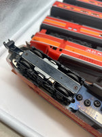 American Flyer Lionel 4-8150 4-9500 4-9501 4-9502 4-9503 Southern Pacific SP Daylight locomotive & Passenger Car set (5 Pieces) S SCALE Like New
