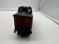 Lionel 6-19701 Orange Milwaukee Road N5C porthole caboose O SCALE as is Used Excellent Damaged Box