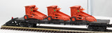 Right of Way Industries 234009 B&O Flat car w/Farm equip O SCALE Used