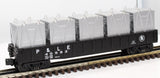 MTH Railking 30-7253 Pittsburgh & Lake Erie Gondola Car w/LCL Containers #40582 O SCALE Like New
