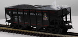 MTH Premier 20-97274 Pittsburgh Coal Company 2-Bay Fish Belly Hopper Car O SCALE Like New