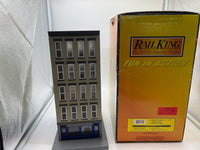 MTH Railking 30-90237 5-Story Hotel w/Blinking Sign O SCALE Like New Damaged Box