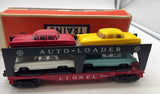 Lionel Postwar 6414 # Evans Auto Loader w/ 4 Automobiles O SCALE Used Excellent Damaged Box