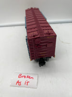 PARTS ONLY BROKEN Lionel 6-84433 the Polar Express scale 40' reefer car O SCALE AS IS Used BROKEN Damaged Box