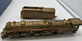 United 2664 PFM United N&W Norfolk & Western A 2-6-6-4 - Unpainted Brass Locomotive w/ Pittman Motor HO SCALE Used Damaged Box as is