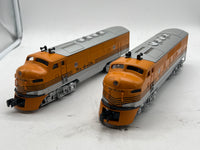 Lionel 6-14559 DENVER & RIO GRANDE TMCC F3 DIESEL A-A (PWR A #5521, DMY A #5524) O SCALE Like New
