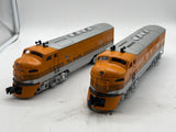 Lionel 6-14559 DENVER & RIO GRANDE TMCC F3 DIESEL A-A (PWR A #5521, DMY A #5524) O SCALE Like New