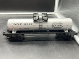 Lionel 6-26189  New York Central NYC single dome tank car 6042 - O SCALE Used Excellent